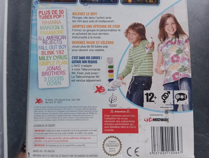 Nintendo - Wii - Popstar guitar - photo numéro 4