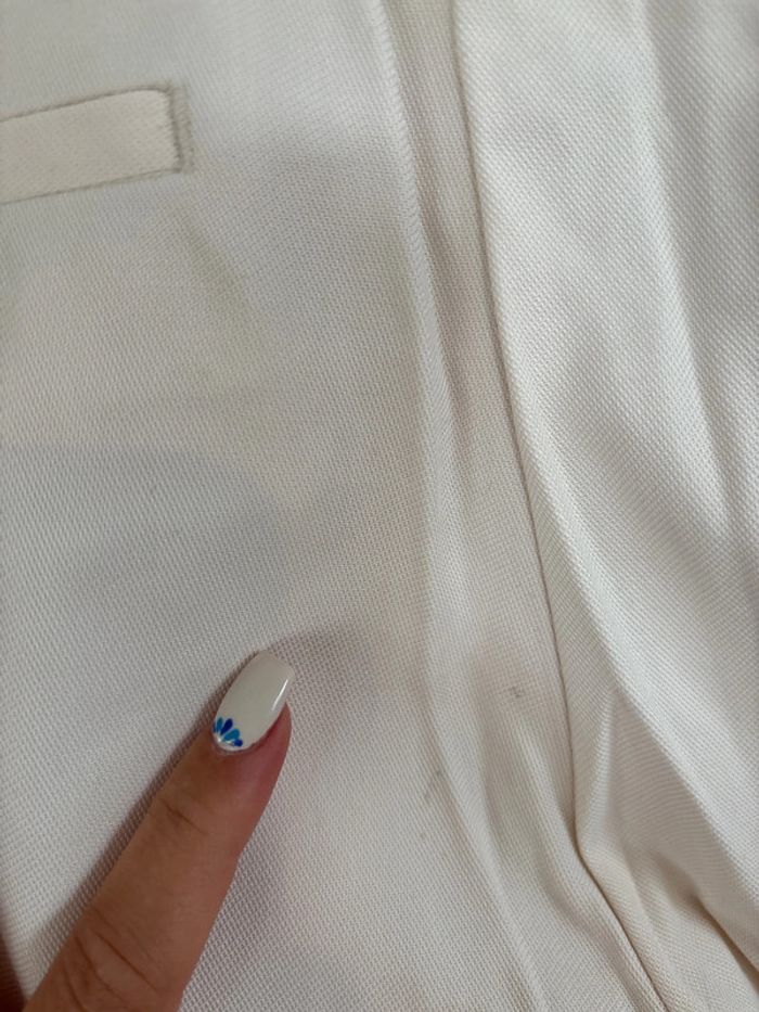 Pantalon habillé couleur crème Zara taille 40 - photo numéro 10