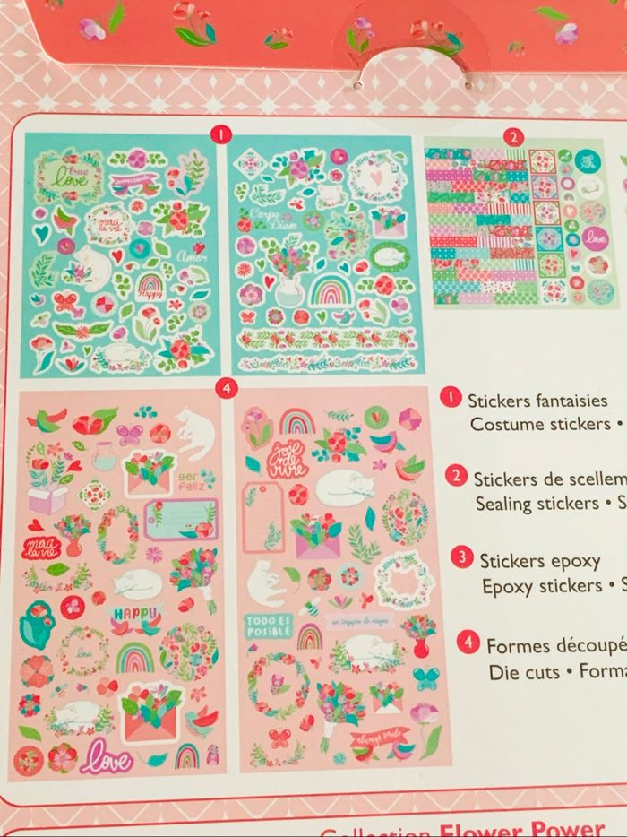 Kit décoration fleurs pour Scrapbooking - photo numéro 3