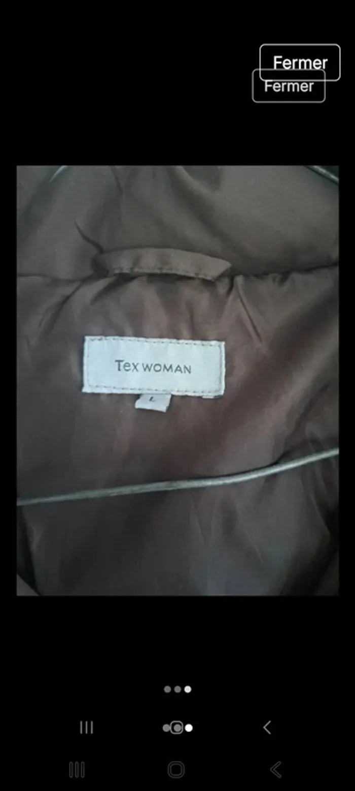 Doudoune TeX Woman L - photo numéro 3