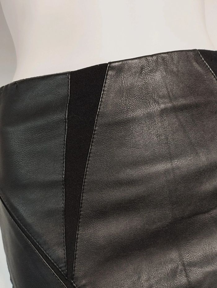 Jupe en similicuir Morgan taille 34 - photo numéro 2