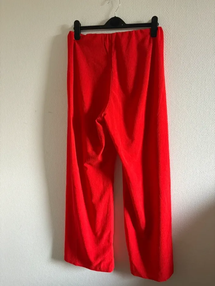 Pantalon fluide rouge - photo numéro 5