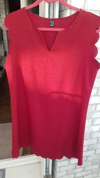 Robe rouge d'été