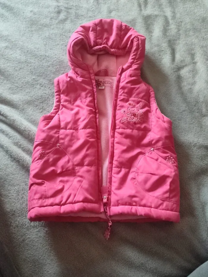 Veste polaire manche courte