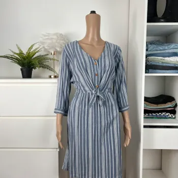 Robe rayée Bonobo taille 38 - style bohème chic / old money