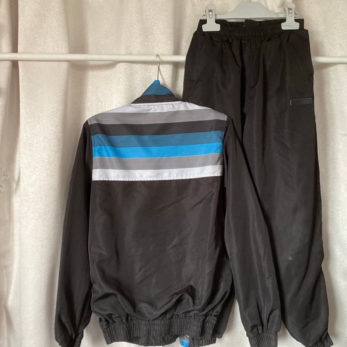 Jogging noir et bleu polyester 10 ans Airness - photo numéro 3