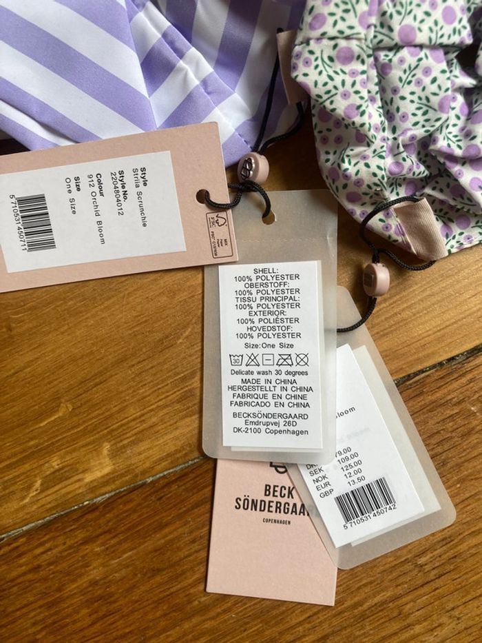 🌸 Lot 2 chouchous Becksöndergaard neufs 🌸 - photo numéro 2