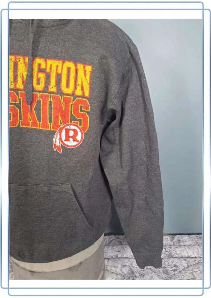 sweat a capuche / Hoodie vintage NFL / homme taille L / sérigraphie / washington redskins - photo numéro 5