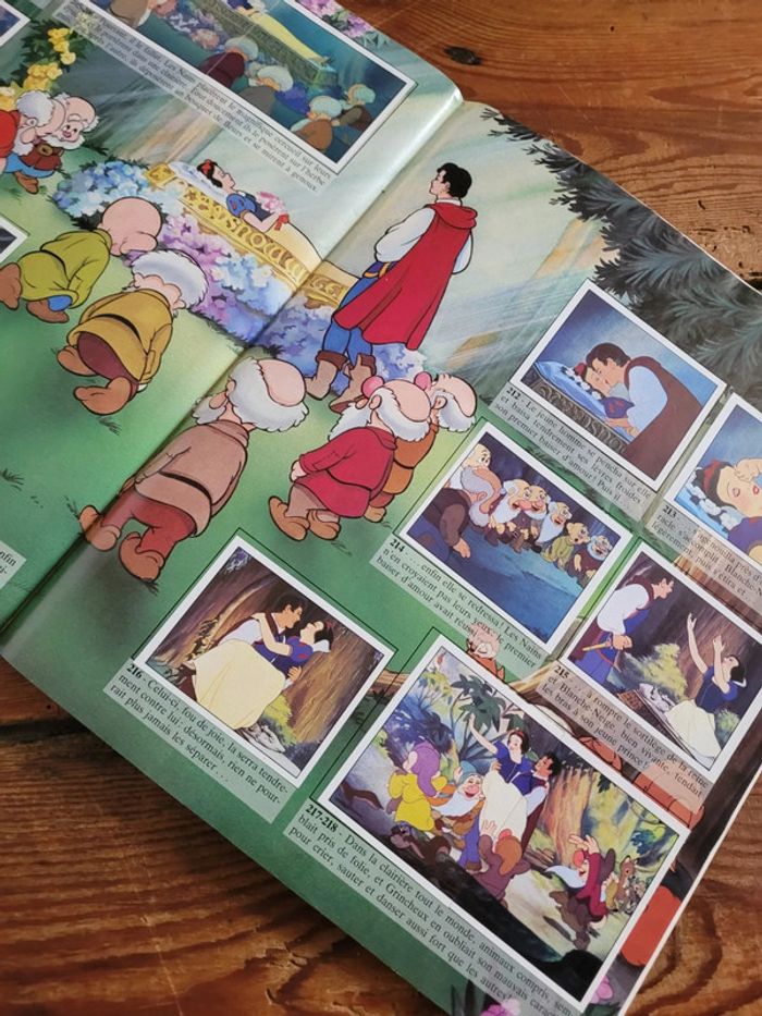 RARE Album complet Panini Blanche Neige Snow white Disney autocollants collection - photo numéro 8