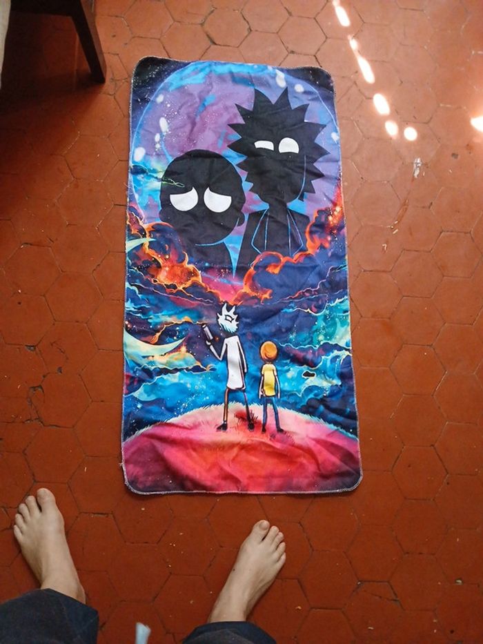 Serviette de plage rick et morty - photo numéro 3