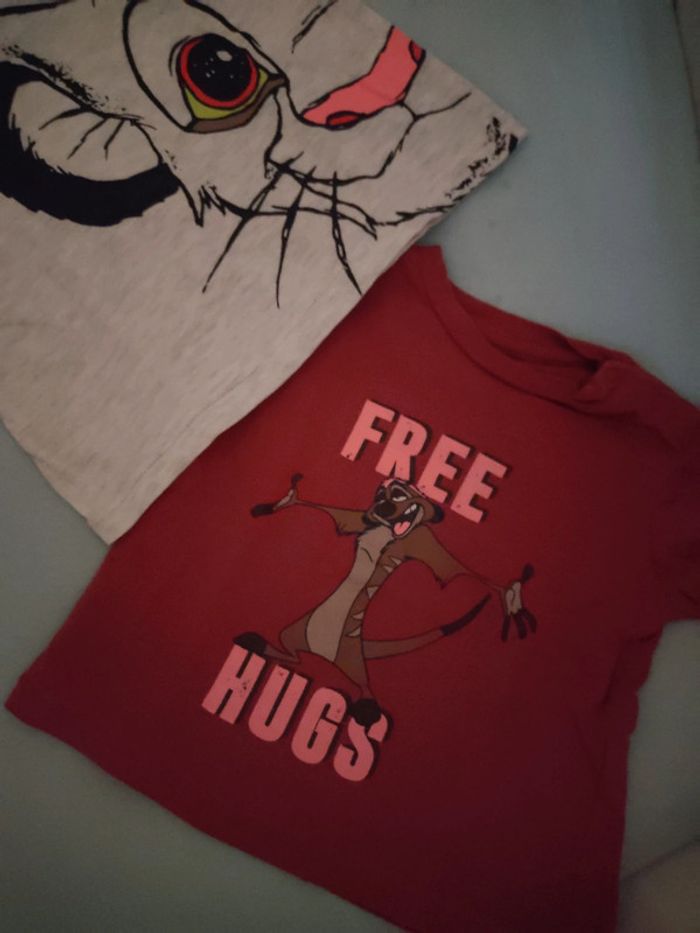 3 tee-shirts taille 9 mois - photo numéro 2
