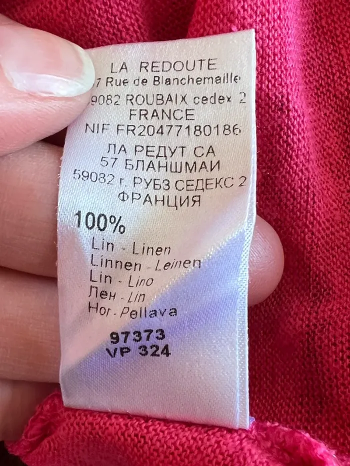 T shirt taille 40 en lin - photo numéro 6