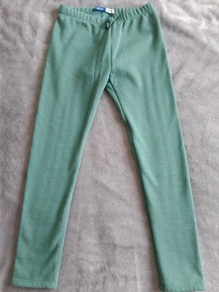 Legging vert 10 ans Okaïdi fils pailletés