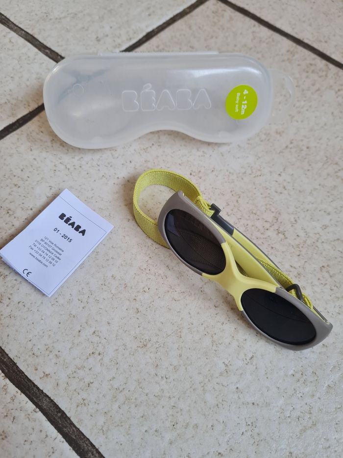 Lunette de soleil bébé béaba 4 à 12 mois neuf - photo numéro 2