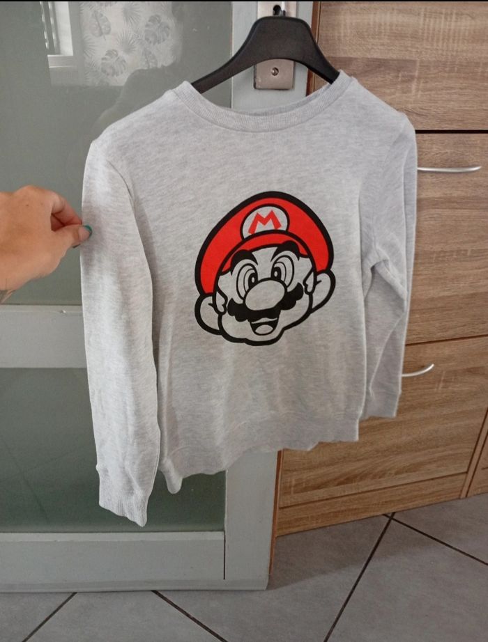 Pull Mario 10 ans - photo numéro 2