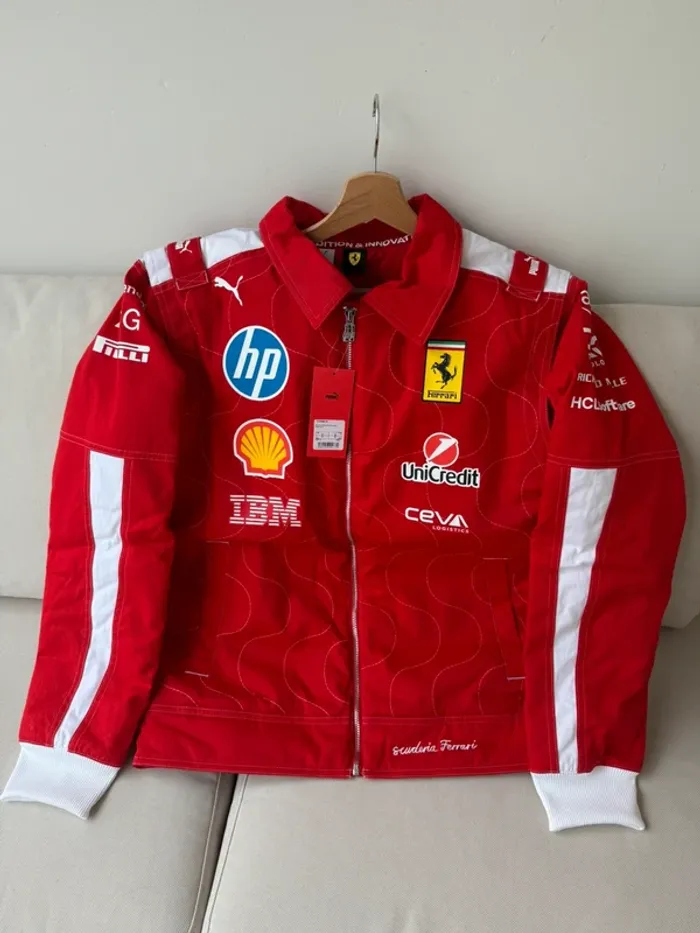 Veste de course Monza Scuderia Ferrari HP Homme – Puma – Taille M – Neuve avec étiquette