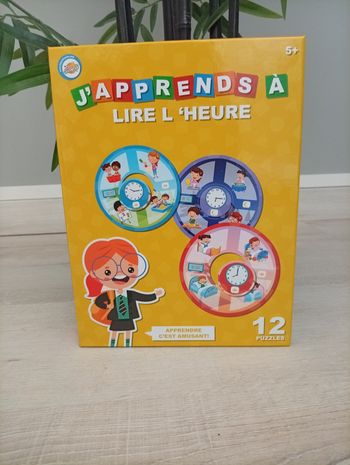 Jeu, j'apprends à lire l'heure pour enfant