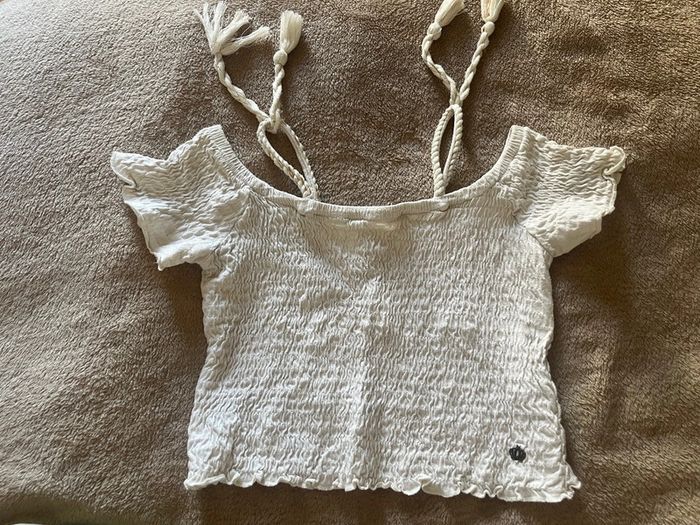 Haut smocké blanc Chipie - Taille 10 ans / 140 cm