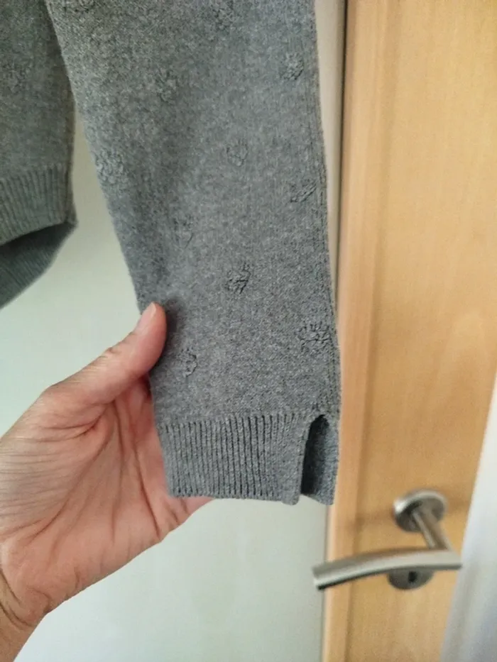 Pull gris femme Mango taille S - photo numéro 6
