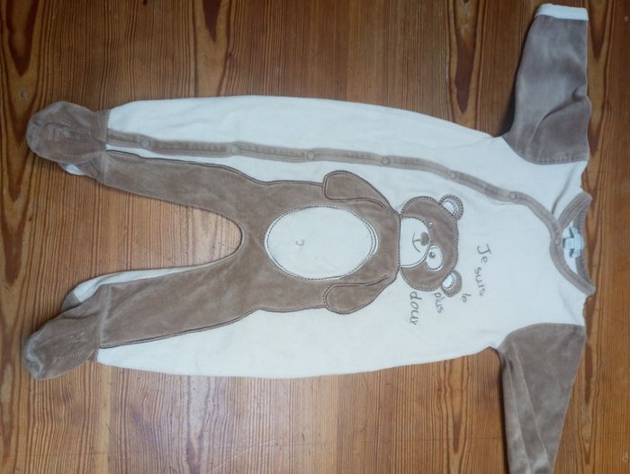 Pyjama velours, kimbaloo, 9 mois