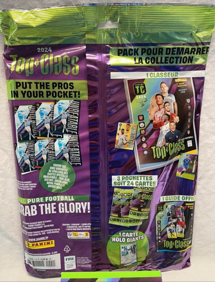 Kit Topps cartes à collectionner Foot Top Class 2024 neuf - photo numéro 3