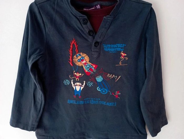 T-shirt manches longues 5 ans Sergent major - photo numéro 5