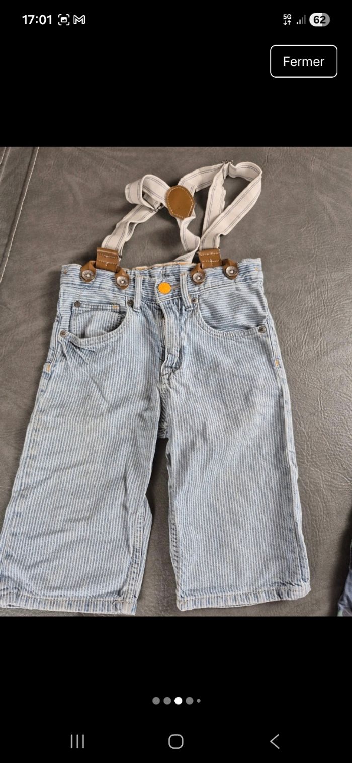 Lot 4 shorts / bermudas 6 ans marques variées tbe A61 - photo numéro 3