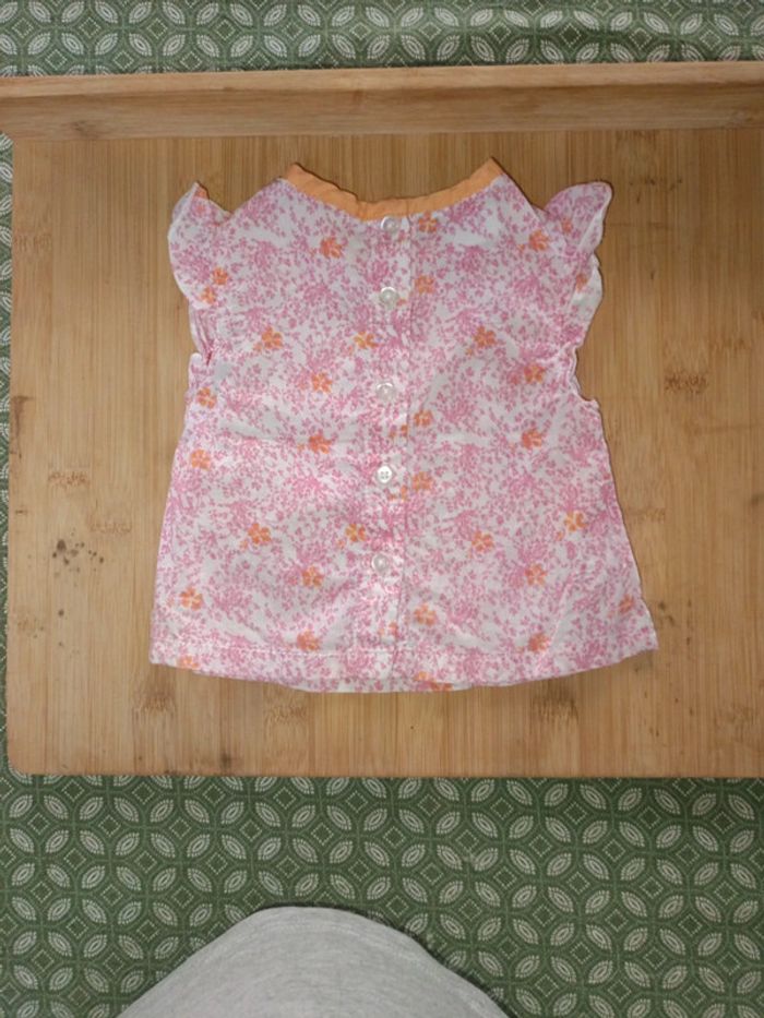 2 t shirt Disney fille 0/3m - photo numéro 7