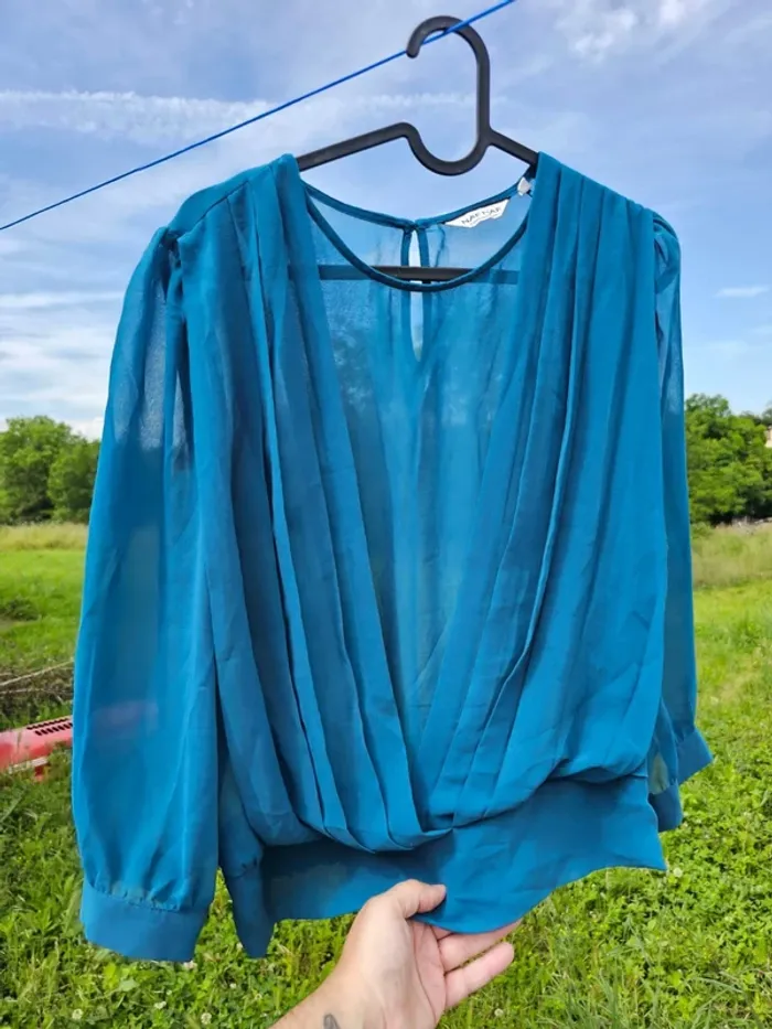 Chemisier /blouse nafnaf t42 femme - photo numéro 8