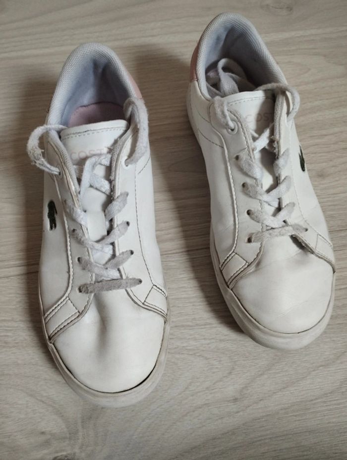 Baskets Lacoste fille pointure 31 - photo numéro 3