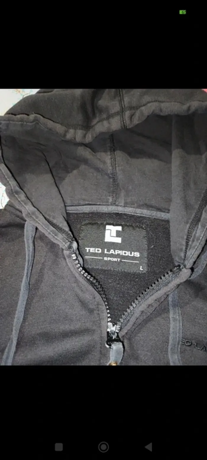 Veste à capuche Ted Lapidus T L - photo numéro 4