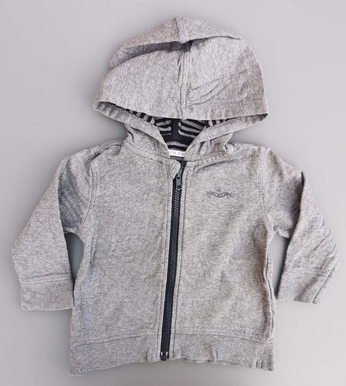 Gilet pull zippé à capuche 18 mois garçon IKKS