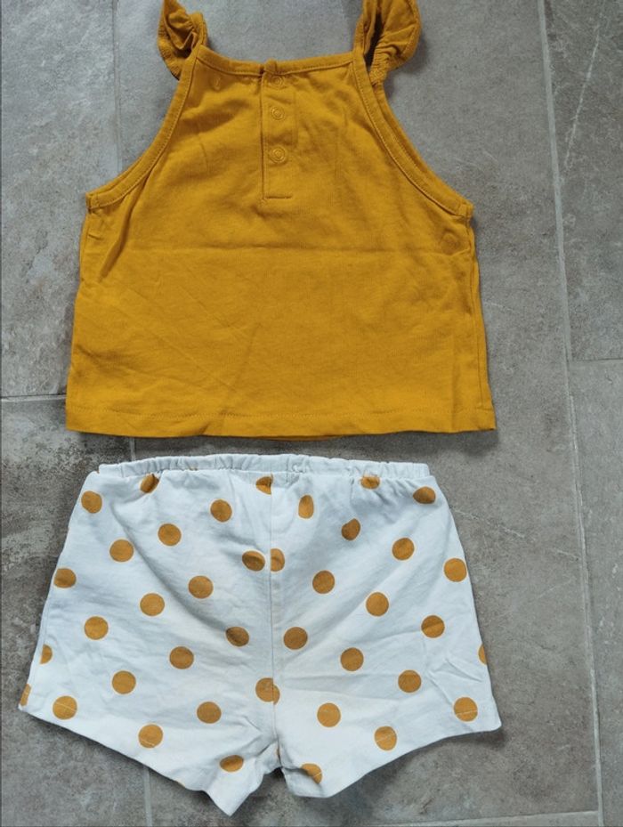 Ensemble short débardeur fille 18 mois - photo numéro 4