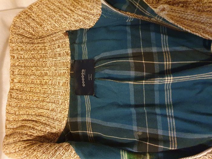 Veste chiné homme en laine doublé couleur écossaise - photo numéro 3