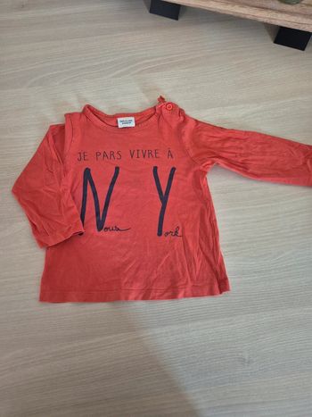 T shirt manches longues garçon 18 mois