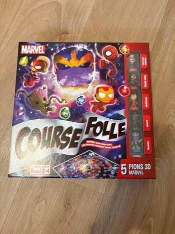 Jeu la course folle Marvel