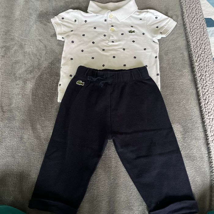 Ensemble Lacoste garçon 12 mois