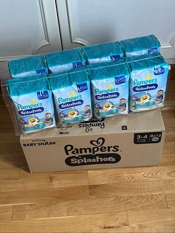 Couches splashers 6/11 kilos taille 3/4 ans