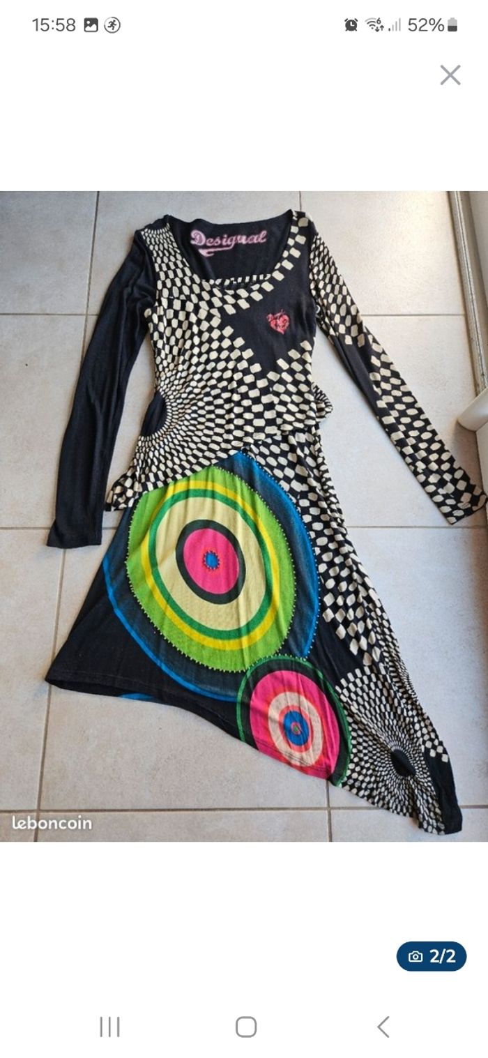 Robe desigual  taille 38 - photo numéro 2