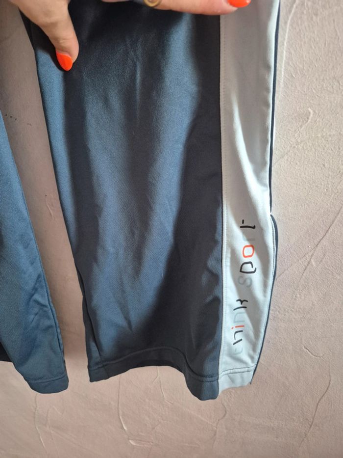 Pantalon de jogging bicolore bandes latérales - photo numéro 3