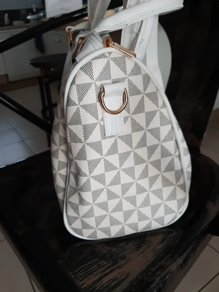 Sac à main crème ou marron - photo numéro 5
