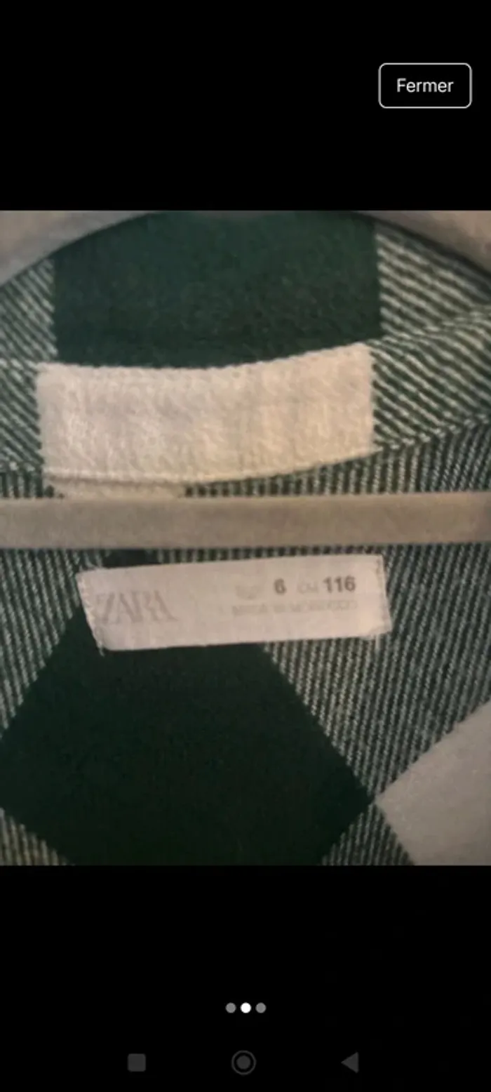 Veste Zara 6 ans - photo numéro 2