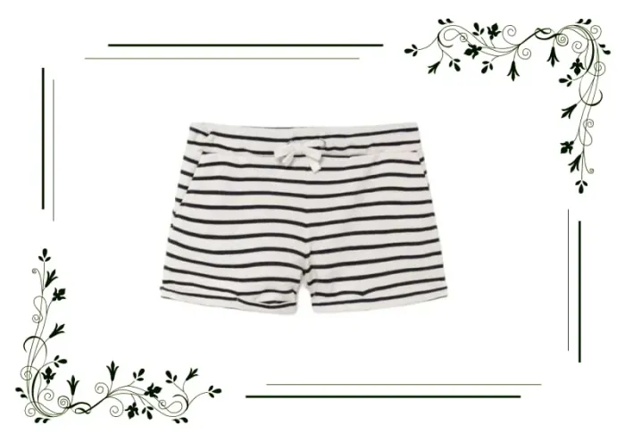 Short imprimé marinière et taille élastiquée, Lefties T S