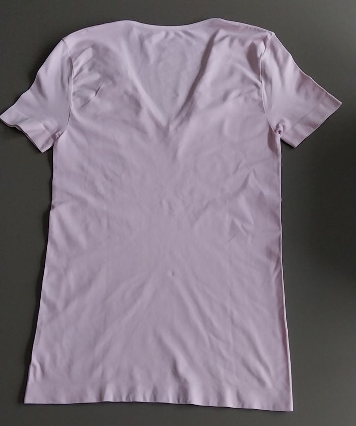 T-shirt femme rose pâle - photo numéro 4