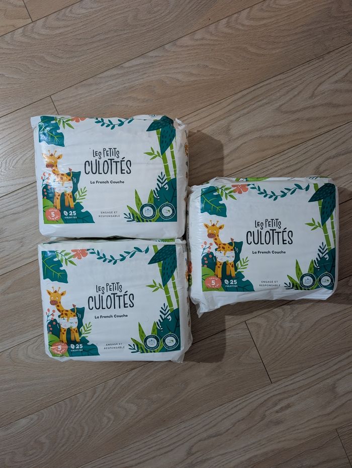 Couches culottes les petits culottes taille 6