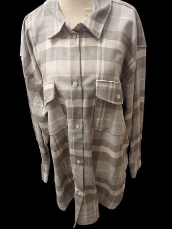 chemise H&M gris taille L