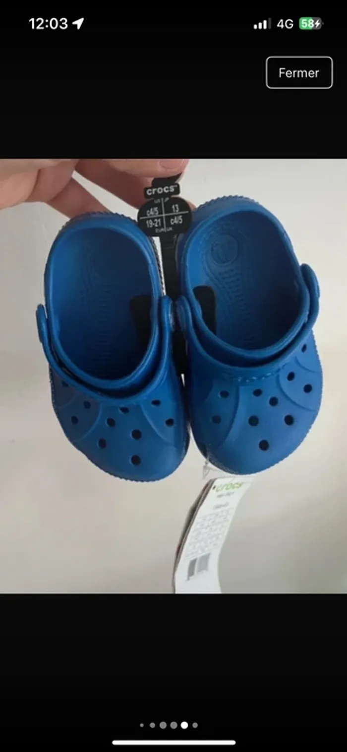 đ Crocs bĂ©bĂ© neuves avec Ă©tiquette 19/21 - photo numĂ©ro 8