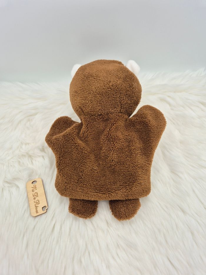Doudou peluche Marionnette singe marron Maisons du Monde - photo numéro 2
