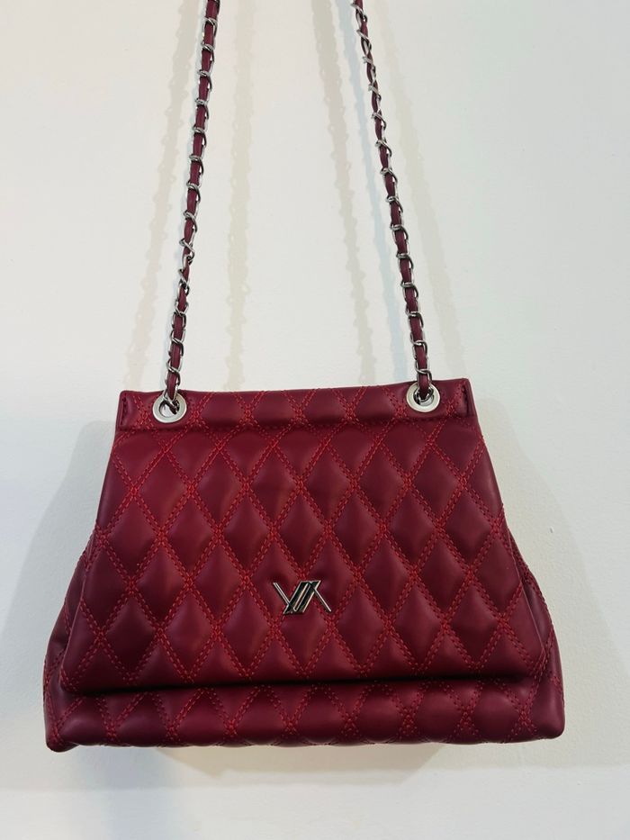 Sac à main bordeaux verde – élégant et chic - photo numéro 9