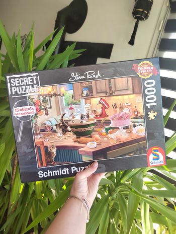 Puzzle Secret, à la Table de la Cuisine – 1000 pièces – Complet